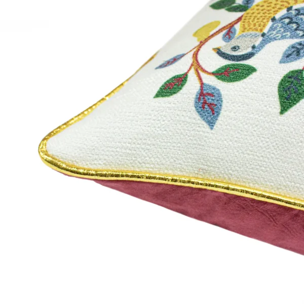12 Days of Xmas Embroidered 50cm Cushion - Gold by 12 Days of Xmas Embroidered 50cm Cushion - Gold from