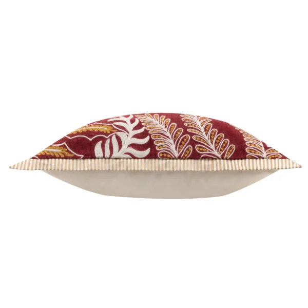 Winter Joy Embroidered 50cm Cushion - Red by Winter Joy Embroidered 50cm Cushion - Red from