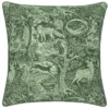 winter woods animal cushion