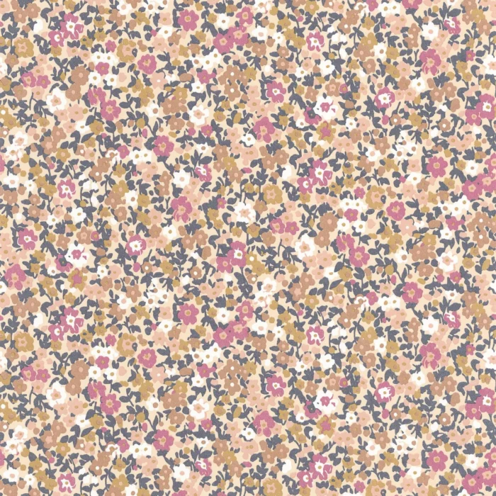 Pansy Wallpaper - Lilas / Beige Rosé swatch