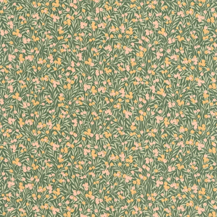 Cherry Wallpaper - Vert / Nude swatch