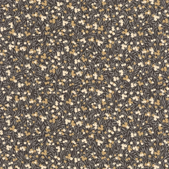Cherry Wallpaper - Noir / Beige swatch
