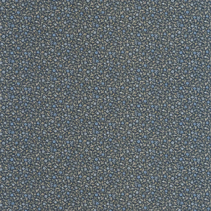Myosotis Wallpaper - Bleu Nuit swatch