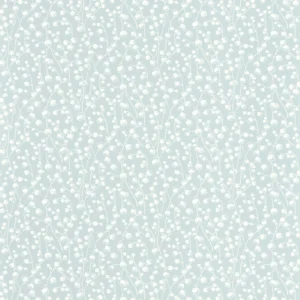 blue botanical wallpaper from casadeco