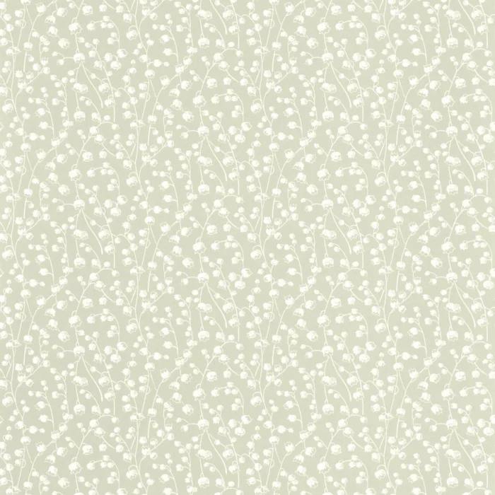 Lily Of The Valley Wallpaper - Vert Sauge swatch