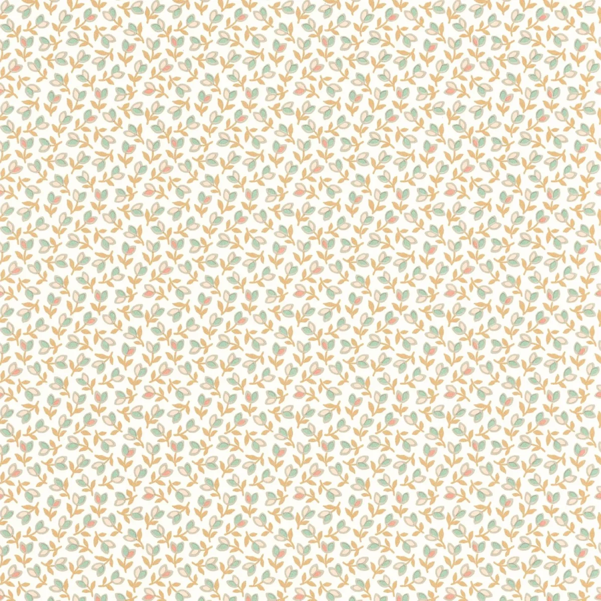 Darwin Tulip Wallpaper - Camel / Rose by yellow botanical wallpaper from casadeco