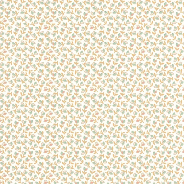 Darwin Tulip Wallpaper - Camel / Rose by yellow botanical wallpaper from casadeco