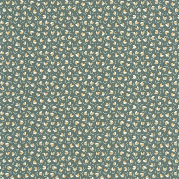 Darwin Tulip Wallpaper - Vert Anglais swatch