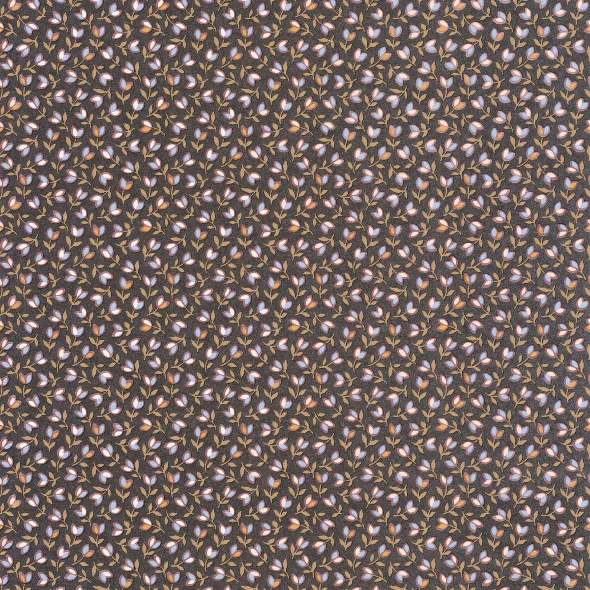 brown botanical wallpaper from casadeco