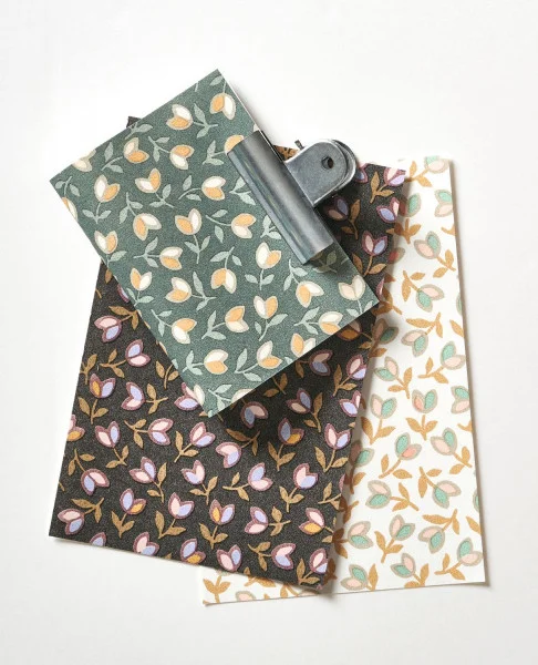 Darwin Tulip Wallpaper - Camel / Rose by brown botanical wallpaper