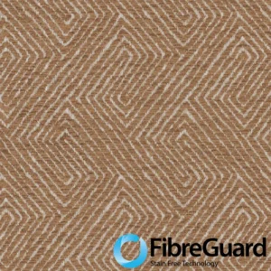 BROWN GEOMETRIC FABRIC