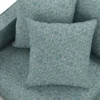 BLUE WEB DESIGN FABRIC CUSHION