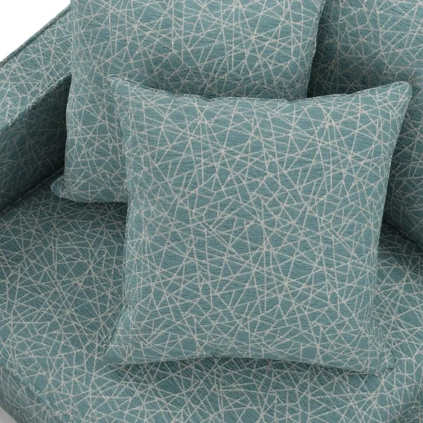 Olympian Fabric - Surf by BLUE WEB DESIGN FABRIC CUSHION