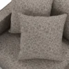 GREY WEB DESIGN FABRIC CUSHION