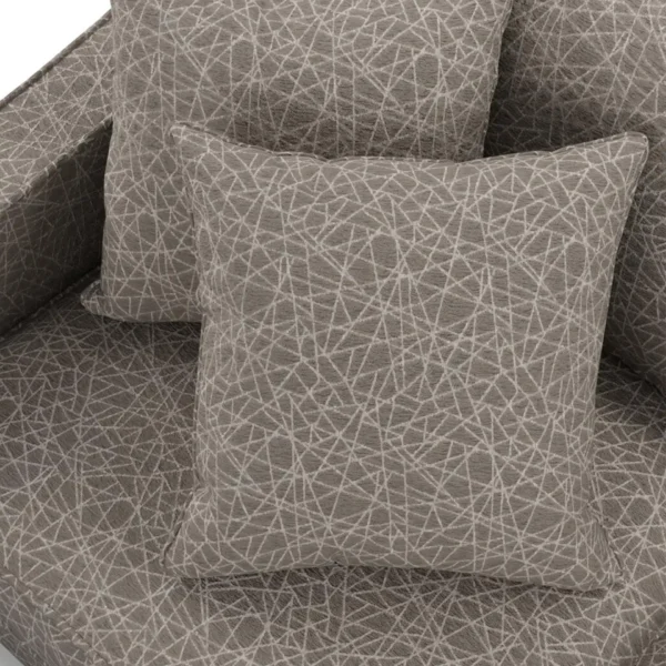 Olympian Fabric - Mist by GREY WEB DESIGN FABRIC CUSHION