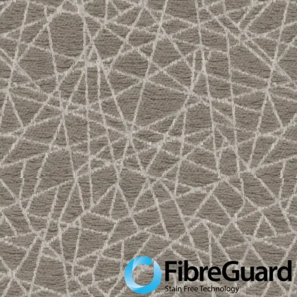 Olympian Fabric - Grey Heather by GREY PURPLE WEB DESIGN FABRIC