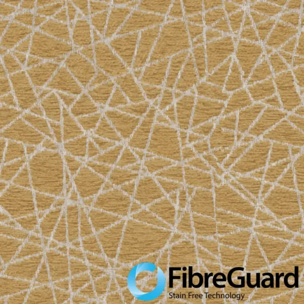 Olympian Fabric - Gold by GOLD WEB DESIGN FABRIC