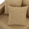 GOLD WEB DESIGN FABRIC CUSHION