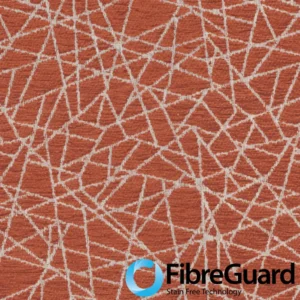 RED WEB DESIGN FABRIC