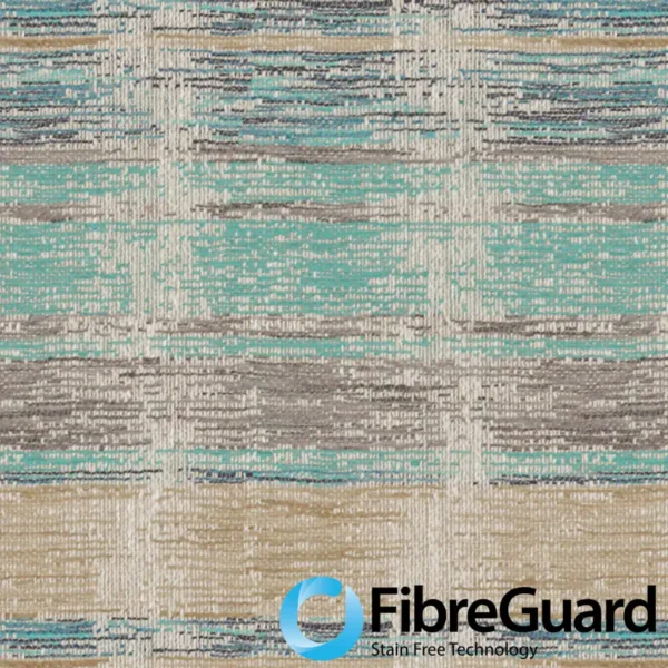 Aquarius Fabric - Lagoon by STRIPE BLUE FABRIC