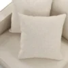 CREAM GEOMETRIC FABRIC CUSHION