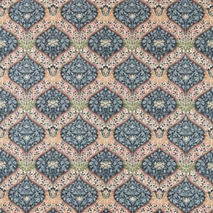 blue botanical cotton fabric from William Morris & Co