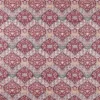 red botanical cotton fabric from William Morris & Co