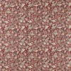 red botanical cotton fabric from William Morris & Co