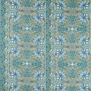 blue botanical printed fabric from William Morris & Co