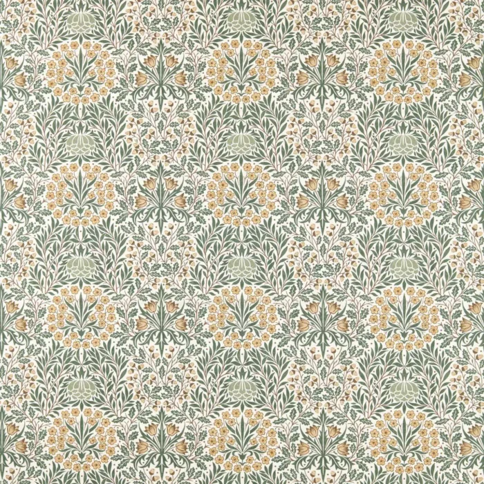 Daisy & Oak Fabric - Thyme / Weld swatch