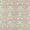 red botanical linen fabric from William Morris & Co