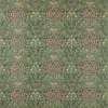 green botanical linen fabric from William Morris & Co