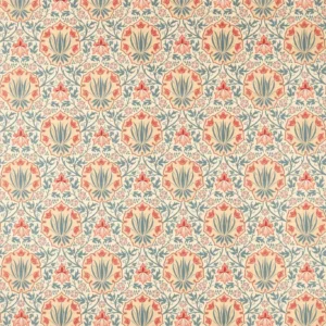 blue botanical linen fabric from William Morris & Co