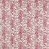 red botanical linen fabric from William Morris & Co