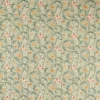 green botanical linen fabric from William Morris & Co