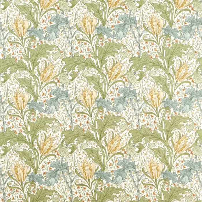 Lent Lily Fabric - Lemon Balm swatch