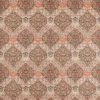 red botanical cotton fabric from William Morris & Co