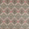 orange botanical cotton fabric from William Morris & Co