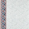 blue botanical embroideried fabric from William Morris & Co