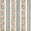 pink botanical embroideried fabric from William Morris & Co
