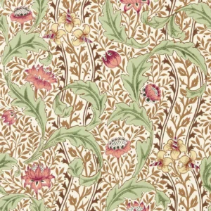 yellow botanical wallpaper from william morris & co