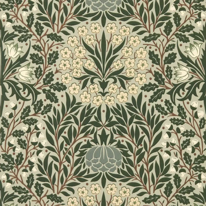 Daisy & Oak Wallpaper -  Sage / Forest swatch