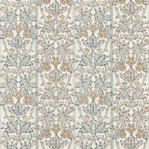 blue botanical wallpaper from william morris & co