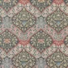orange botanical wallpaper from william morris & co