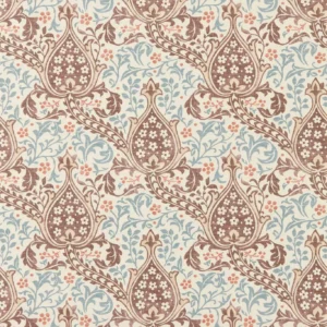 blue botanical wallpaper from william morris & co