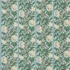 blue botanical wallpaper from william morris & co