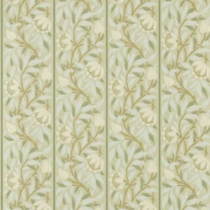 green botanical wallpaper from william morris & co