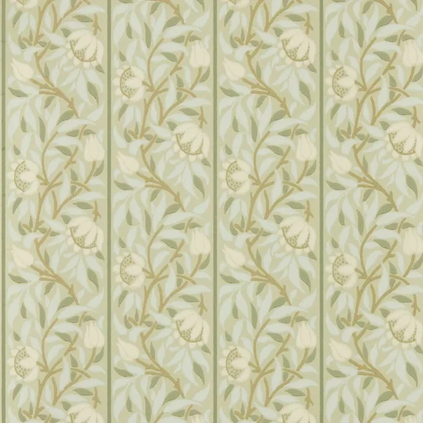 Peony Trellis Wallpaper - Sage by green botanical wallpaper from william morris & co