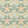 green botanical wallpaper from william morris & co