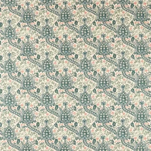blue botanical printed fabric from William Morris & Co